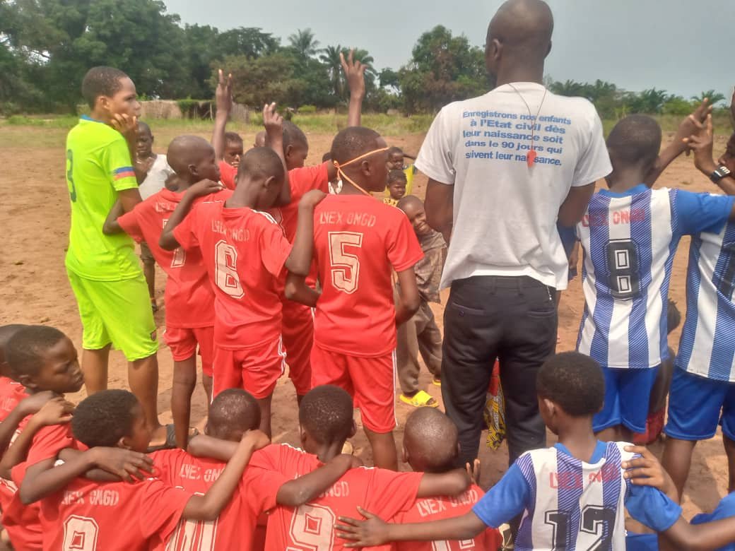Championnant avec les enfants